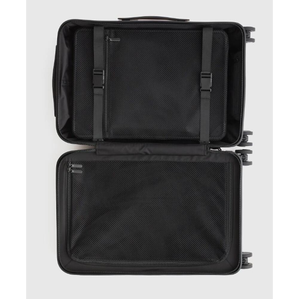 NEW Quince Small Carry On Hard Shell Suitcase 22" BLUE Spinner Wheels Locking - Picture 8 of 10